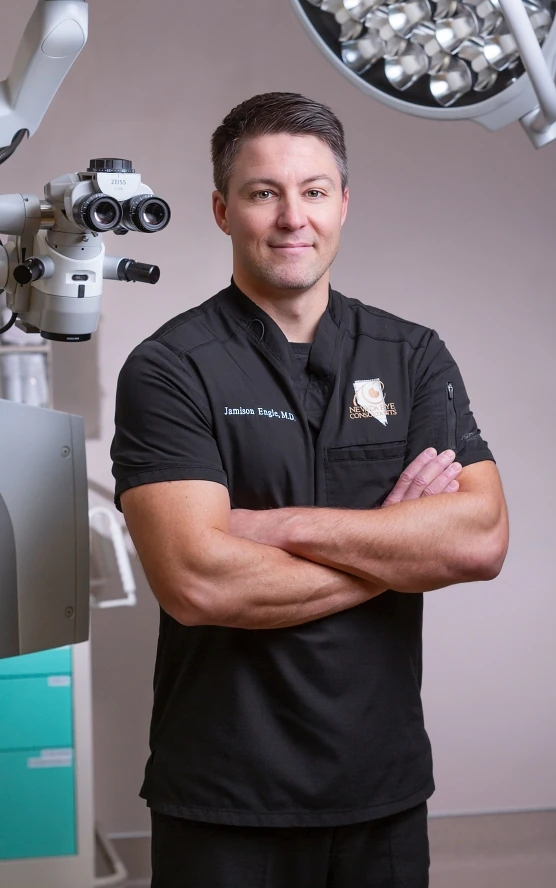 Dr. Engle in the OR