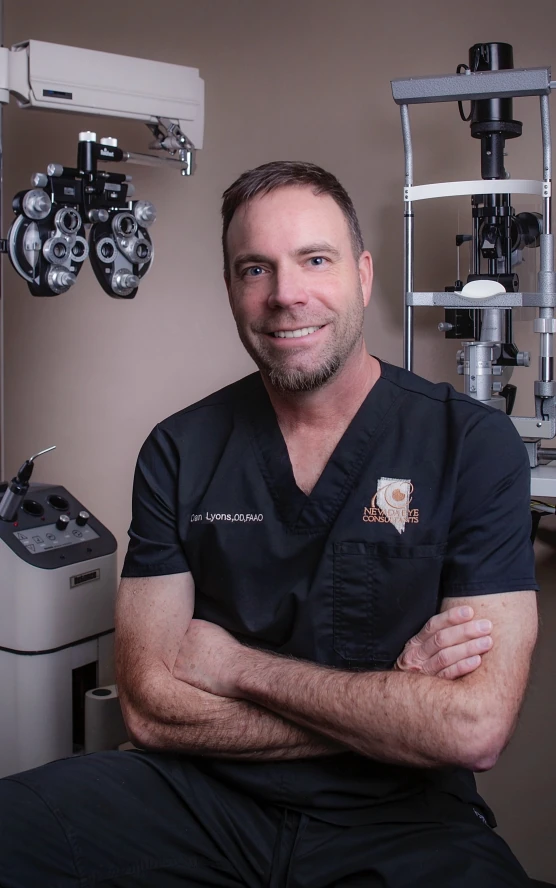 Dr. Lyons in the Exam Room